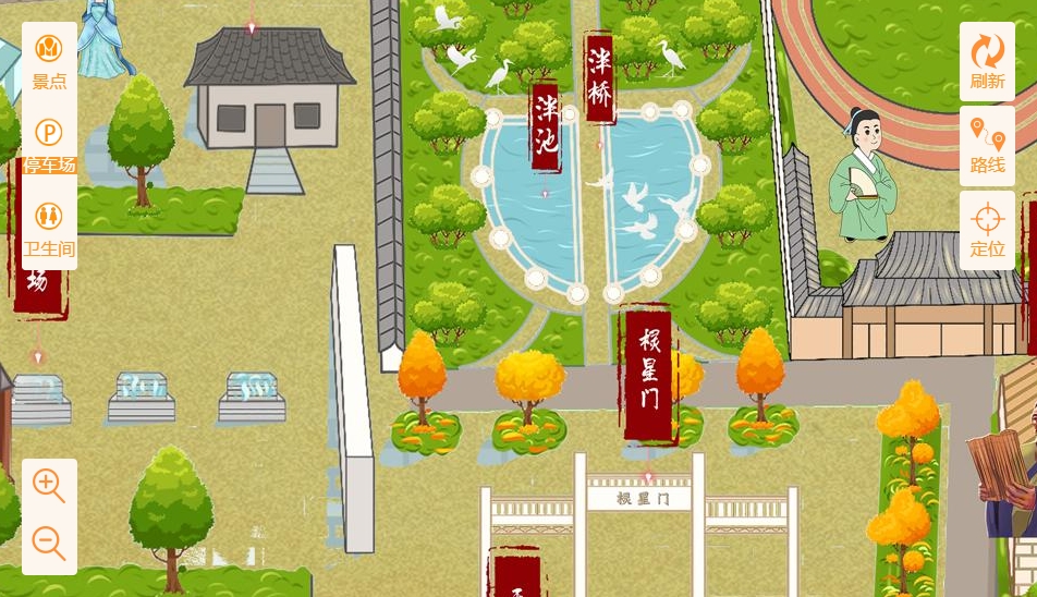 新抚手绘地图景区语音讲解导览系统：智慧景区建设的基石